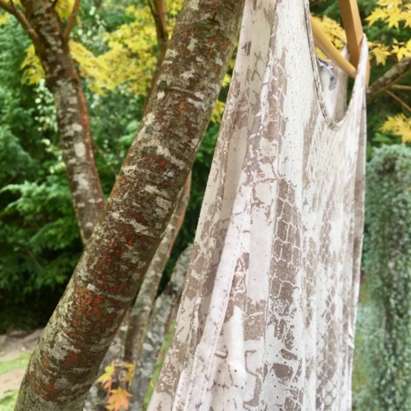 Express “Cold Shoulder” Snake Print Top - Picture 2 of 4